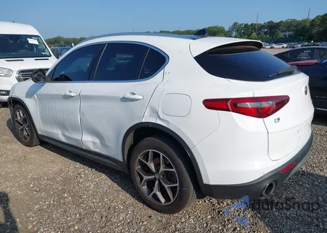 2019 Alfa Romeo Stelvio Ti Awd z USA, uszkodzony, nr VIN ZASPAKBN2K7C51944